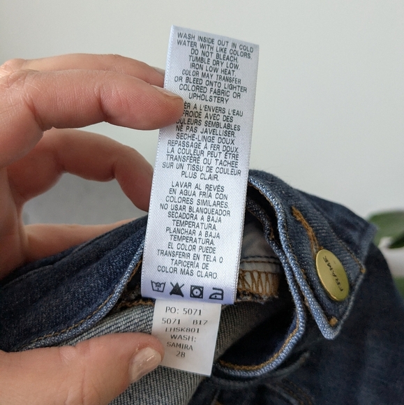 FRAME Le High Skinny Crop Jeans – Size 28 (Samira Wash) - Picture 7 of 7
